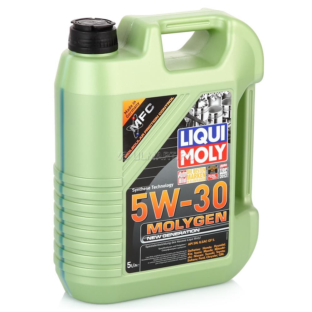 Моторное масло molygen 5w 30