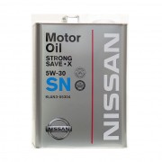Масло моторное NISSAN Strong Save X SN SAE 5W30 4л (полусинтетика)