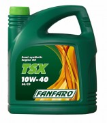 Масло моторное FANFARO TSX SAE 10W40 4л (полусинтетика)