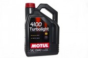 Масло моторное MOTUL 4100 Turbolight SAE 10W40 4л (полусинтетика)
