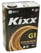 Масло моторное KIXX G1 SN/CF SAE 10W40 4л (полусинтетика)