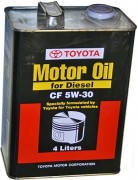 Масло моторное TOYOTA Diesel CF SAE 5W30 4л (полусинтетика)