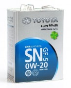 TOYOTA Motor Oil SN/GF-5 SAE 0W20 4л