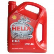 Масло моторное SHELL HELIX НХ3 SAE 10W40 красный 4л (минеральное)
