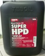 Масло моторное диз TEBOIL SUPER HPD 15W40 (18кг)