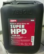 Масло моторное диз TEBOIL SUPER HPD 10W40 (18кг)