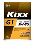 Масло моторное KIXX G1 A3/B4 SAE 5W30 4л (полусинтетика)