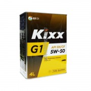 Масло моторное KIXX G1 SM/CF SAE 5W50 4л (синтетика)