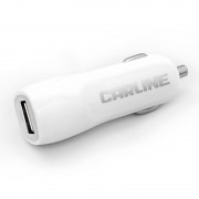 Адаптер CARLINE в прикуриватель с USB Белый