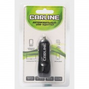 Адаптер CARLINE в прикуриватель с USB черный