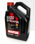 Масло моторное MOTUL 6100 Synergie SAE 5W40 4л (полусинтетика)