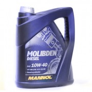 Масло моторное MANNOL Molibden Diesel  SAE 10W40 5л (полусинтетика)