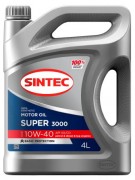 Масло моторное SINTEC SUPER SG/CD SAE 10W40 4л (полусинтетика)