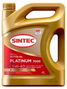 Масло моторное SINTEC PLATINUM SN/CF SAE 5W40 4л (синтетика)