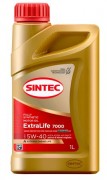 Масло моторное SINTEC ExtraLife 7000 SN/CF SAE 5W40 ACEA A3/B4 1л (полусинтетика)