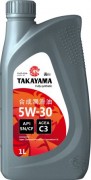 Масло моторное TAKAYAMA SN/CF C3 SAE 5W30 1л (синтетика) пластик