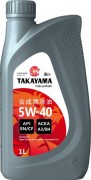 Масло моторное TAKAYAMA SN A3/B4 SAE 5W40 1л (синтетика) пластик