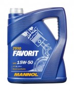 Масло моторное MANNOL FAVORIT SAE 15W50 5л (минеральное)