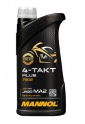 Масло моторное MANNOL 4-TAKT Plus 10W40 1л (полусинтетика)