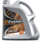 Масло моторное G-ENERGY Synthetic Active SAE 5W40 4л (синтетика)