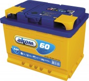 Аккумулятор АКОМ 6СТ-60 о/п евро (низ. форм.)