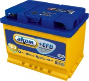 Аккумулятор АКОМ 6СТ-60 п/п + EFB
