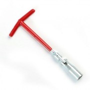 Ключ свечной ЕРМАК 16 мм с карданом красная ручка