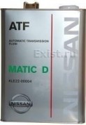 Масло трансмиссионное NISSAN ATF Matic Fluid D 4л