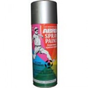 Краска ABRO SPRAY PAINT "алюминевая" термостойкая 473мл (аэрозоль)