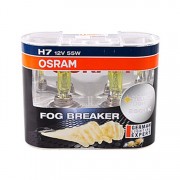 Лампа OSRAM Н7-12V 55W +60% Fog Breaker 2600K 2 шт