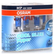 Лампа OSRAM Н7-12V 55W Gool Blue Hyper 5000K 2 шт