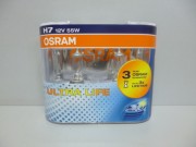 Лампа OSRAM Н7-12V 55W Ultra Life (3-х кратный ресурс) 2 шт