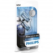Лампа PHILIPS 12V W5W Blue Vision Ultra (W2.1x9.5d)